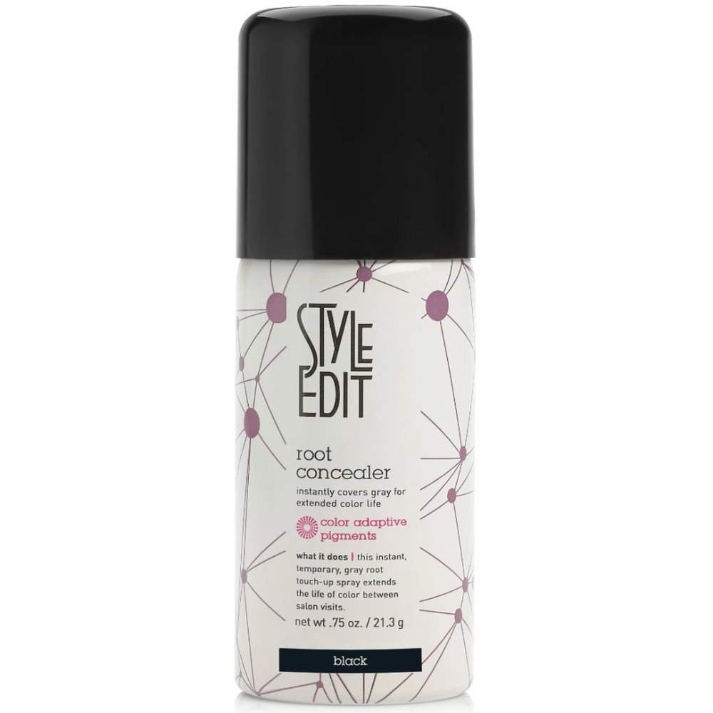 🌈4/$20 NEW Style Edit Root Concealer Spray Black Deluxe Travel Sz Retail $14.99